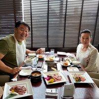 花田虎上『母と』