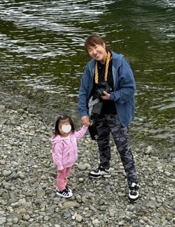 北斗晶、孫のお気に入りの場所へ「手を引いてあちこち連れて行ってくれました」