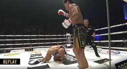 空手の“一撃”キック、のたうち回る悶絶KO マウスピース吐き出す苦悶の姿に「ぶっ刺さってましたね…」識者も苦笑の衝撃ラスト