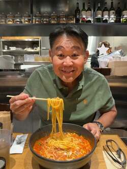 花田虎上、娘と初めて訪れた店で食べた料理「少しでも息抜きになっていたらいいなぁ」 