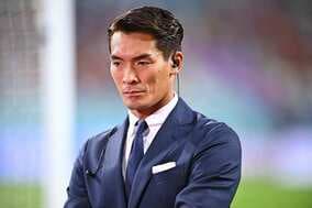 「めずらしい２人」「お似合い」槙野智章、堂安律との“新郎新婦なりきりショット”に反響！ W杯解説に間に合うか…帰路でハプニングも