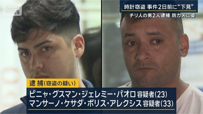 逮捕された2人