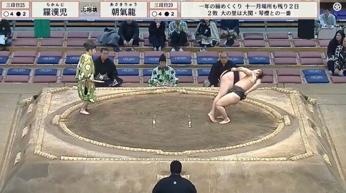 渾身の反り技が炸裂