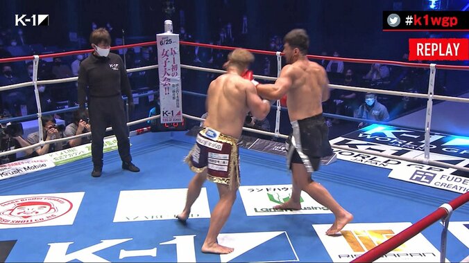 「うわっ、これは…」魔裟斗が絶句した衝撃KOに視聴者騒然「芸術的な倒れ方」「心配になる倒れ方」との声も 2枚目