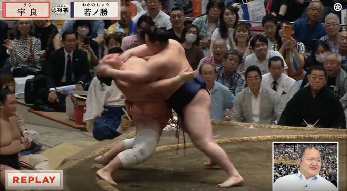 まさに魔術師！宇良、土俵際で“驚異の粘り” 上体大きく反らす離れ業に「何この体勢…」「よく残した」驚きと称賛相次ぐ 4枚目