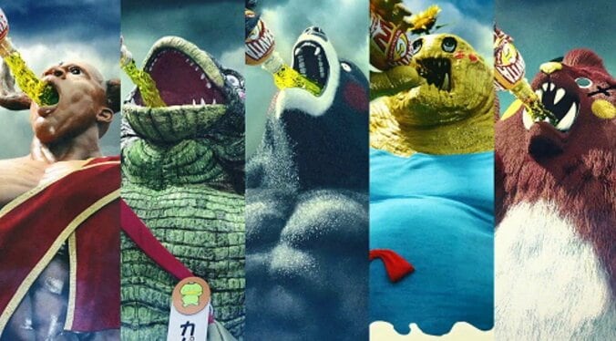 くまモンやふなっしーが筋肉ムキムキに!? 「デカビタC」とご当地キャラコラボのWeb動画に大反響 1枚目