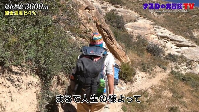 「人生のよう」ナスD、断崖絶壁の山道で人生の先輩と“山登りの深い魅力”語る 6枚目