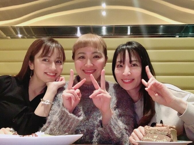 矢田亜希子、女子会でサプライズを受け「もうびっくり！感動です！！」 1枚目