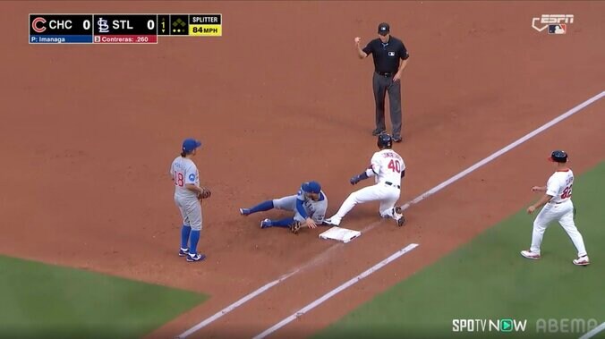 【写真・画像】今永昇太に「ハッハッハ」現地実況“笑劇”の珍シーン 「手を洗うように言われた」きょとんとする“様子”を中継がイジる　1枚目