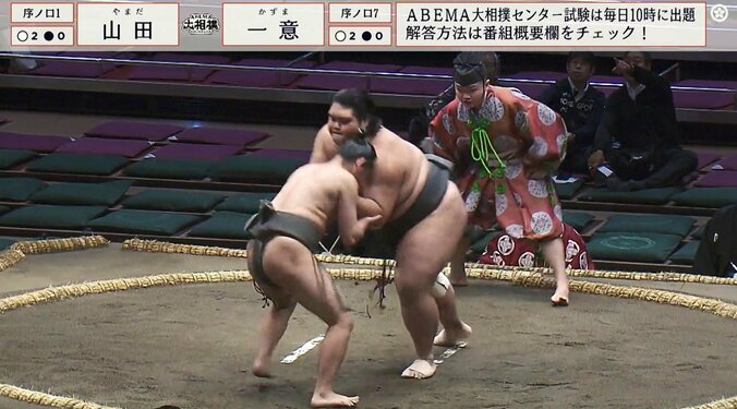 昨年七月場所、幕下最下位格付出で華々しくデビューした一意