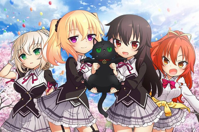 TVアニメ『ノラと皇女と野良猫ハート』キービジュアル・追加キャスト、さらに4人のヒロインが歌う主題歌情報解禁 1枚目