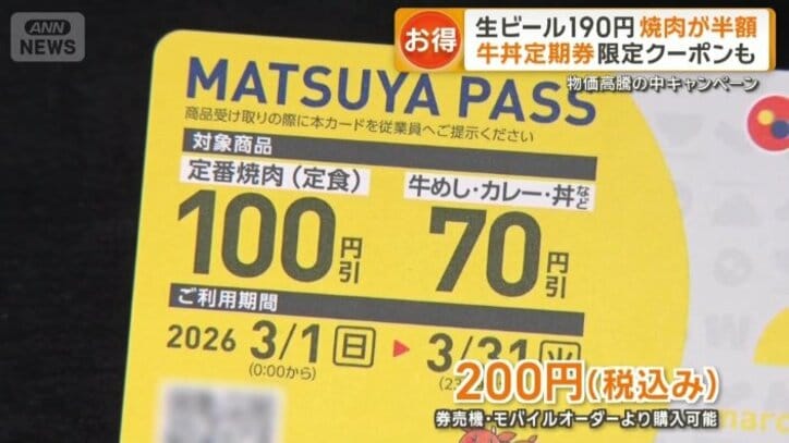 お得な定期券「MATSUYA　PASS」