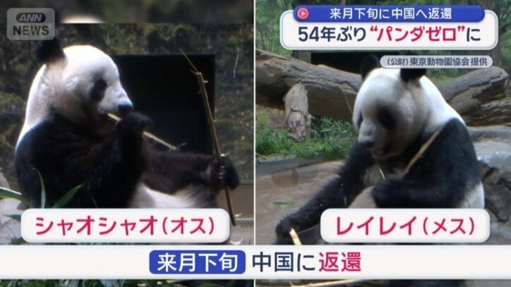 来月下旬に中国に返還