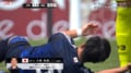 「レッドだろ！」“悪質な肘打ち”でU-20日本代表MFが悶絶…「ガッツリ振ってる」「イエローは酷い」「完全に顔を狙ってる」小倉幸成を出血させたメキシコMFにファン怒り