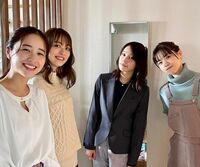 『言霊荘』西野七瀬×内田理央×堀田真由×中村ゆりか、美しい住民たちの集合ショットがファンを魅了「顔面偏差値たかーっ」「和むわー」