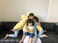 大渕愛子『念願の親子ショット♡』