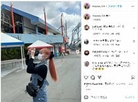 “しゅんまや”重川茉弥のピンクのポニテ姿に「かわいさバズ抜けてる」「その髪色にポニテ最強」と絶賛の声