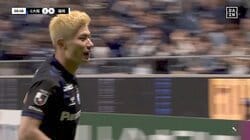 「キャプテン翼もびっくり」G大阪21歳新星FWが衝撃オーバーヘッド弾 難しい体勢から一撃「そんなゴール決めれたんや」SNS沸騰