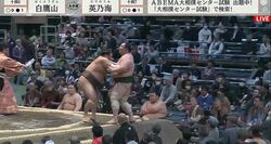 ベテラン力士、土俵下に落下しそうな相手をかばう咄嗟の気遣い「抱き寄せた」「気持ちが温かくなるね」ファンほっこり