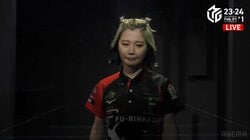 美人雀士に「オニかわいい！」の声　ちょこんとツノヘアでいざ勝負卓へ「あんな可愛い鬼なら豆は投げたくない」放送席も惚れ惚れ／麻雀・Mリーグ