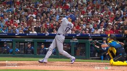 スイングは完全に狙ってる…大谷翔平、痛烈ヒットにも首をかしげてやや不満顔？「角度があれば」「打球が速すぎる」