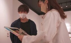 ぱるる、佐野岳が自分のために描いた絵に感動！「お花よりもキレイなぱるちゃん」佐野が自身の個展でプレゼント『私たち結婚しました3』最終回