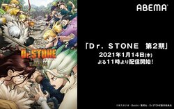 人気アニメ新作がABEMAに登場！「Dr. STONE 第2期」1月14日から配信スタート