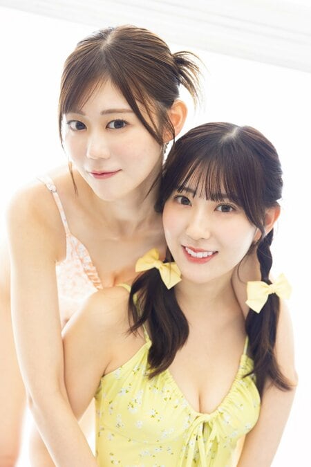 久木田菜々夏（左）、久木田帆乃夏（右）