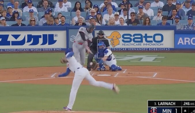 【写真・画像】もうワケわからん！大谷翔平、爆速弾丸ライナーで“異変”「ドン引き」「そりゃビビる」相手投手の被弾リアクションが話題に　1枚目
