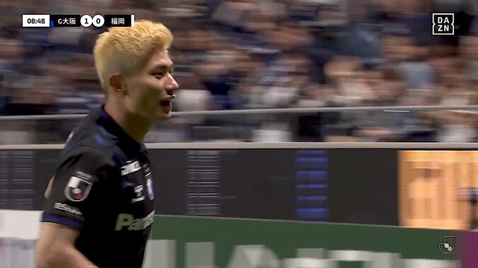 【写真・画像】「キャプテン翼もびっくり」G大阪21歳新星FWが衝撃オーバーヘッド弾 難しい体勢から一撃「そんなゴール決めれたんや」SNS沸騰　1枚目