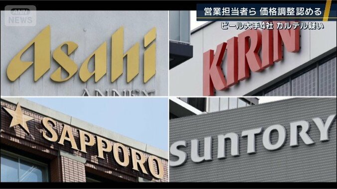 ビール大手4社