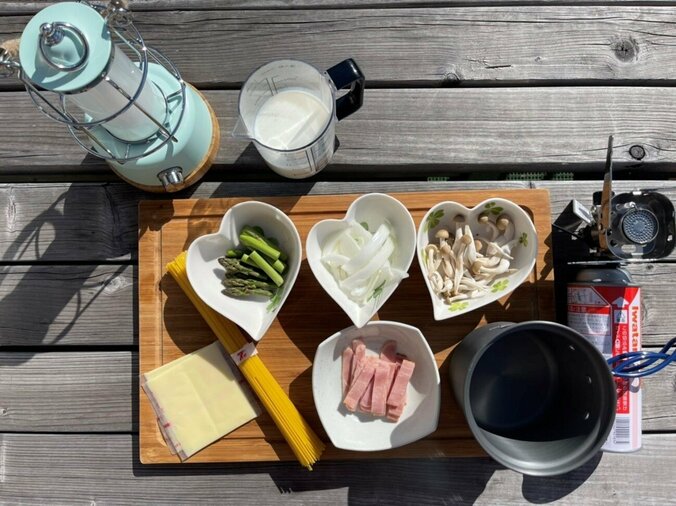 ABEMAのアニメ局スタッフが「ゆるキャン△」キャンプご飯に挑戦してみた「春に食べてもおいしい！」／スープパスタ編 2枚目