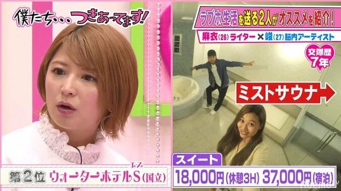 30日間で30ヶ所のラブホに泊まったカップルがおススメする第1位は？矢口「普通に行けそう！」と興味津々 6枚目