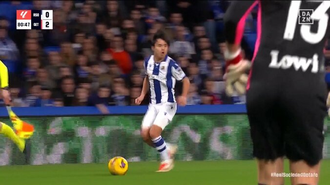 【映像】久保建英、超絶ピンポイントクロスで決定機演出