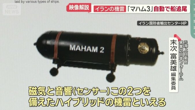 ハイブリッドの機雷