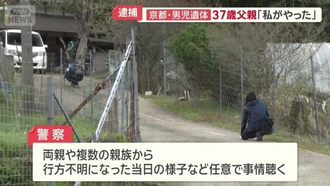 複数の親族から任意で事情を聴いていた