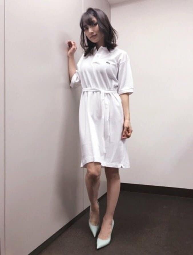 後藤真希、白衣の天使のようなワンピ姿披露「最高に可愛すぎ」「優勝」 1枚目