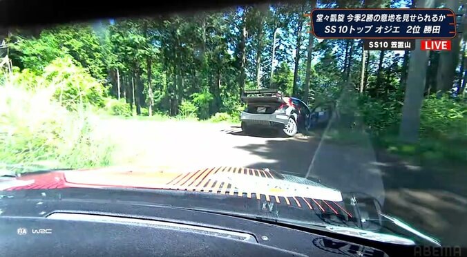 【写真・画像】ラリージャパンでまさかの珍事！ 激走トヨタ、鹿に遭遇するハプニング「日本でもこんなことが」国際映像が捉えファン騒然　1枚目