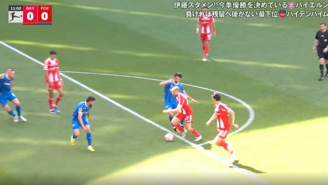 スタジアム騒然！伊藤洋輝、目を疑う“衝撃の展開”「そこ通すんかい！」「上手すぎだろ」絶妙オーバーラップ→“高精度グランダークロス”炸裂 2枚目