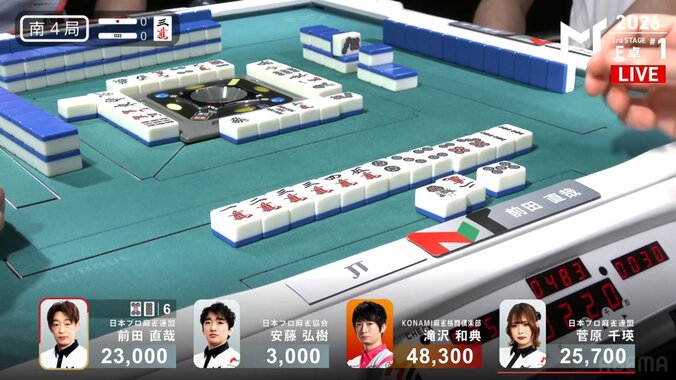 前田直哉の倍満