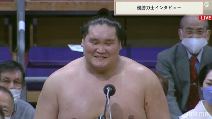 大鵬以来の新横綱場所から連覇・照ノ富士　優勝インタビューで発揮した謙虚さ「自分はそんなに才能ある力士ではない」