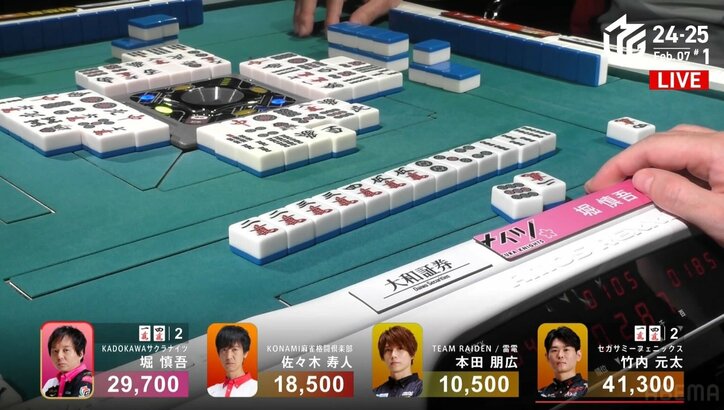 【写真・画像】麻雀の醍醐味がオーラスに待っていた!堀慎吾 超ド高目ツモで大逆転倍満の劇的勝利に高揚「楽しくなってきた」/麻雀・Mリーグ 2枚目