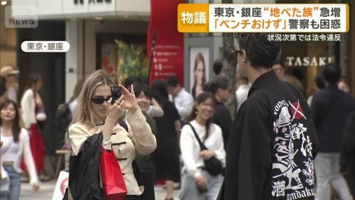 外国人観光客も多く訪れる銀座