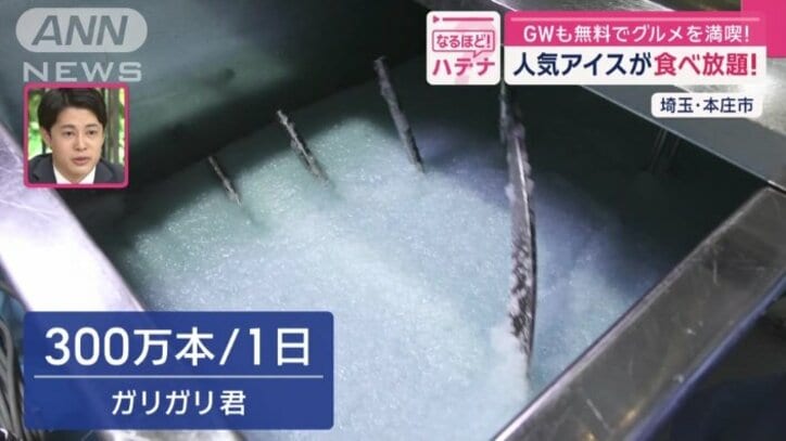 1日で300万本のガリガリ君
