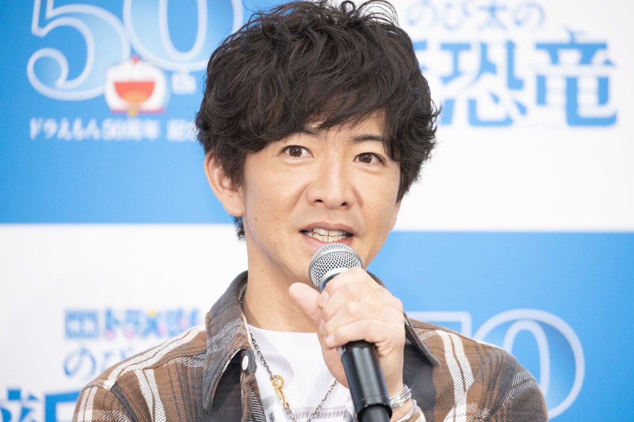 木村拓哉 初恋は 同級生だった 映画ドラえもん 公開アフレコの 低音ボイス に報道陣圧巻 ニュース Abema Times