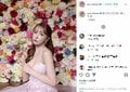 三上悠亜、カラフルな花々バックにドレス姿を披露 「プリンセス」「めっちゃ綺麗」と絶賛の声