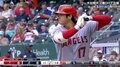 大谷翔平 “ヒヤリ”直後に183キロ爆速ヒットで相手投手“苦笑い” 脇腹押さえた直後のフルスイングで7戦連続安打