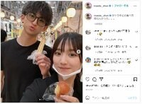 “しゅんまや”夫婦の沖縄食べ歩きデートを満喫する姿に「幸せそう」「美男美女！」と絶賛の声