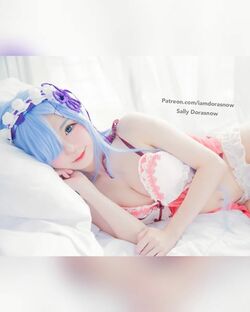 アニメ「リゼロ」に世界が注目！マレーシアのコスプレイヤー・Sally 多啦雪がレムのセクシーコスプレを披露