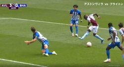 三笘薫、ゴール前で足を止めなすすべなく… 相手に寄せ切れず目の前で3点目を献上　ブライトン守備陣が崩壊した悪夢の12分間